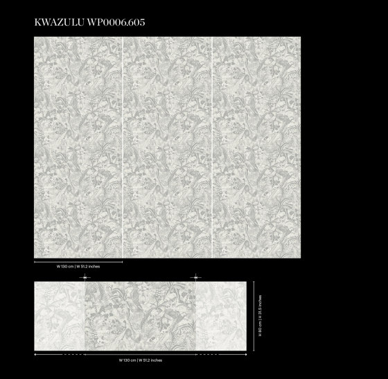 Kwazulu Wallpaper 605 | Wall coverings / wallpapers | Fischbacher 1819