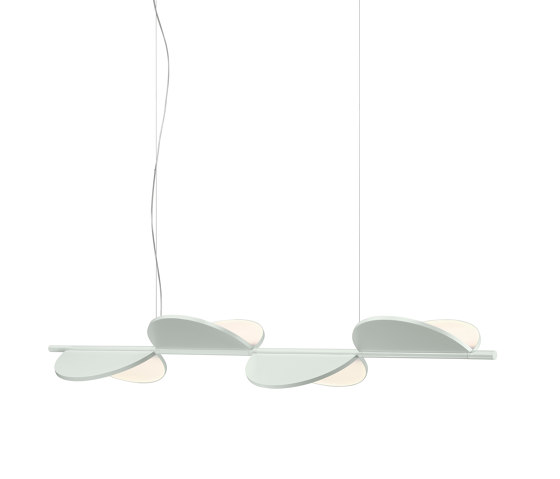 Almendra Linear Suspension 4 | Suspended lights | Flos
