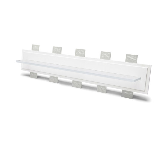 2484A/B/C wall recessed lighting CRISTALY® glass | Lámparas empotrables de pared | 9010 Novantadieci