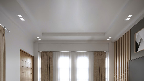 4052 ceiling recessed lighting LED CRISTALY® | Plafonniers encastrés | 9010 Novantadieci