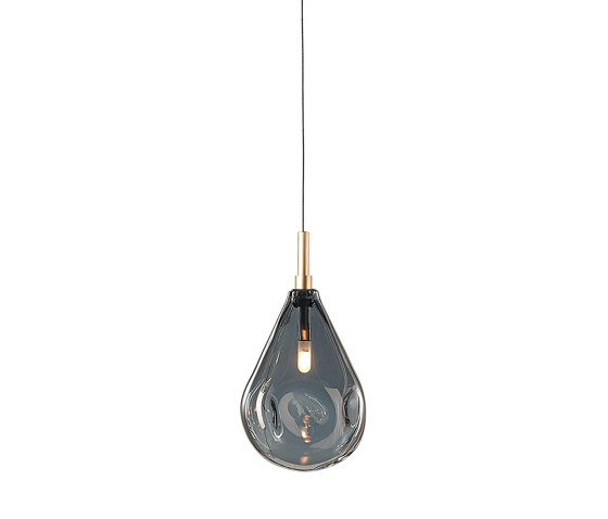 SOAP MINI SILVER, brushed gold fitting | Suspended lights | Bomma