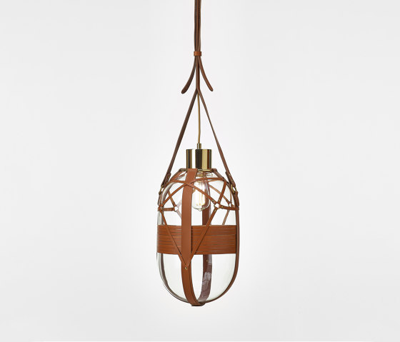 Tied up romance pendant type B Brown | Suspended lights | Bomma