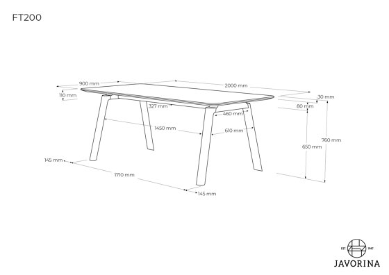 Forum | Table FT200N | Dining tables | Javorina