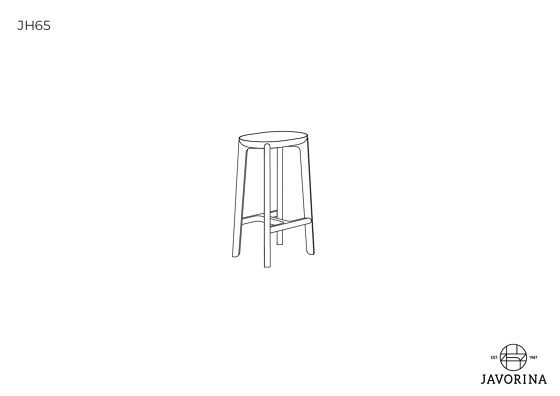 Juro | Bar Stool JH65C | Counter stools | Javorina