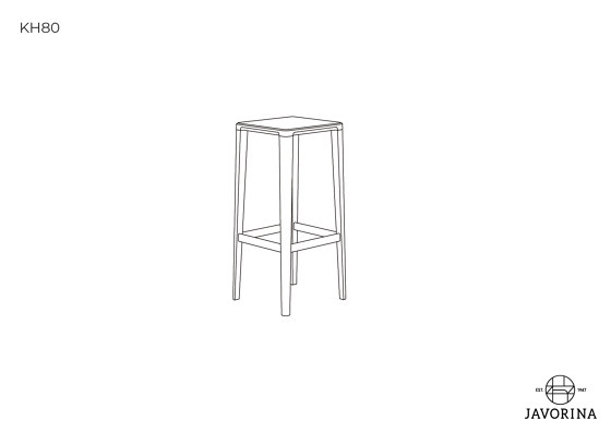 Ka | Bar Stool KH80W | Bar stools | Javorina