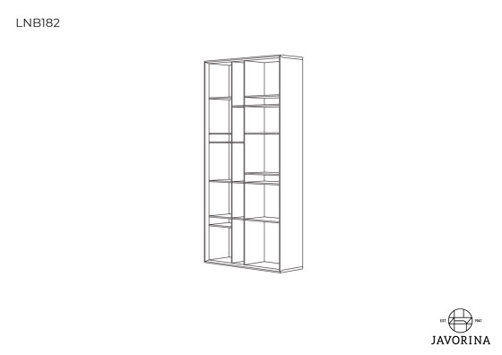 Link + | Bookcase LNB182C | Shelving | Javorina