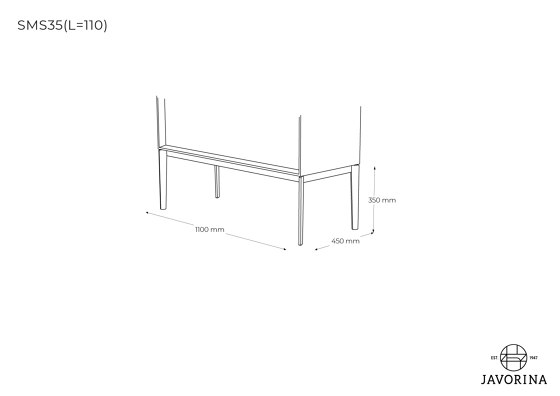 Link + | Metal Base SMS35 | Furniture legs | Javorina