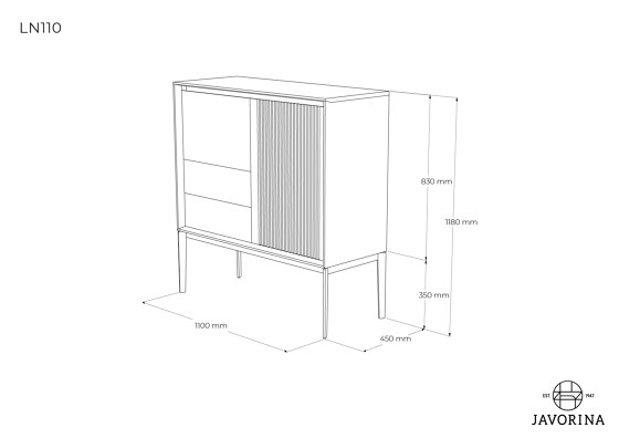 Link + | Storage Cabinet LN110C | Cabinets | Javorina