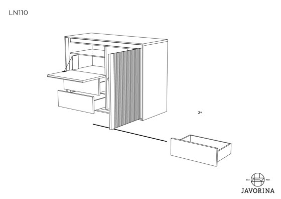 Link + | Storage Cabinet LN110C | Armoires | Javorina
