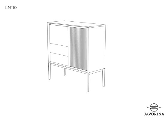 Link + | Storage Cabinet LN110W | Cabinets | Javorina
