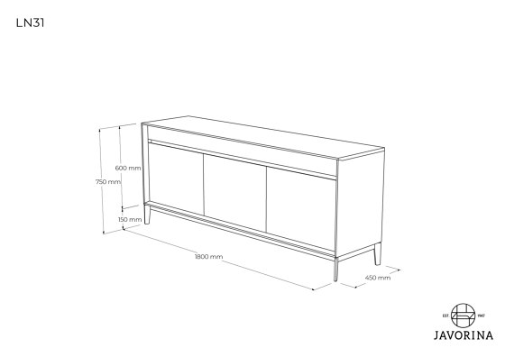 Link + | Storage Cabinet LN31C | Cabinets | Javorina
