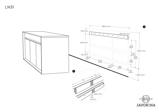 Link + | Storage Cabinet LN31C | Armadi | Javorina