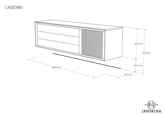 Link + | Storage Cabinet LN3Z180N | Sideboards / Kommoden | Javorina