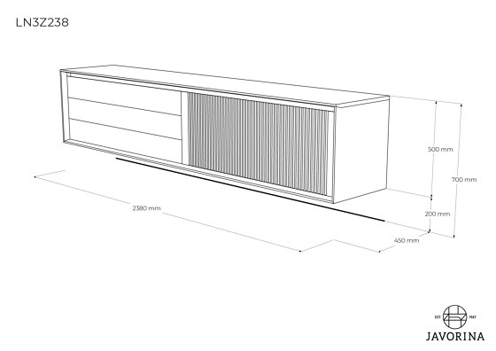 Link + | Storage Cabinet LN3Z238C | Cabinets | Javorina