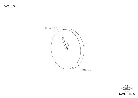 Luna | Wall Clock WCL36 | Clocks | Javorina