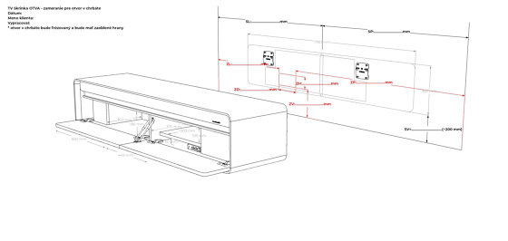 Olia | Storage Unit Audio OTVAN | TV & Audio Furniture | Javorina