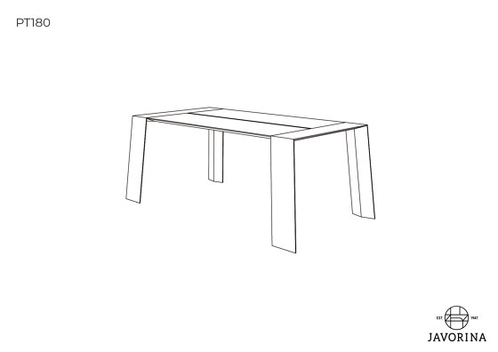 Pure | Table PT180C | Dining tables | Javorina
