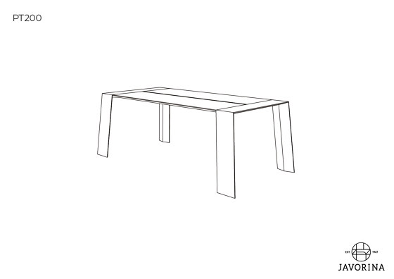 Pure | Table PT200W | Dining tables | Javorina
