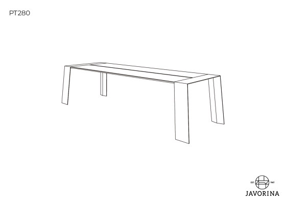 Pure | Table PT280C | Dining tables | Javorina
