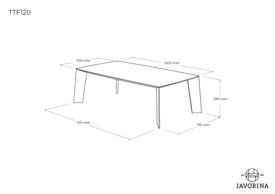 Tin Tin | Coffee Table TTF120W | Coffee tables | Javorina