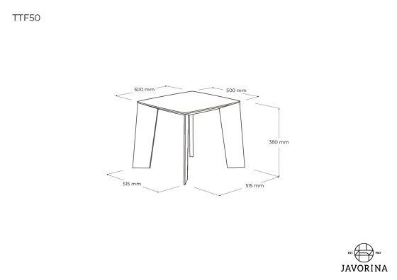 Tin Tin | Coffee Table TTF50W | Side tables | Javorina