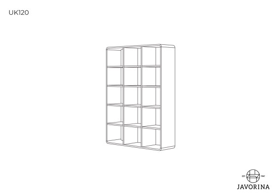 Ultra | Bookcase UK120C | Shelving | Javorina