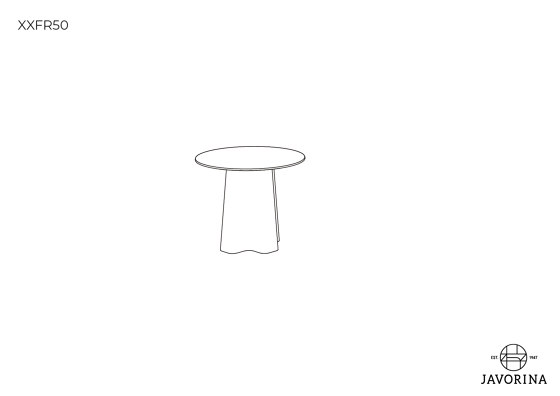 XX | Coffee Table XXFR50W | Side tables | Javorina