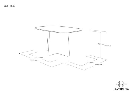XX | Coffee Table XXFSQ50C | Tavolini alti | Javorina