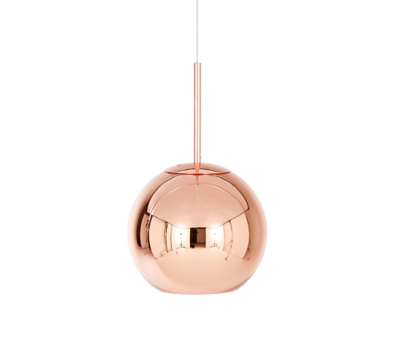 Copper Round 25cm Pendant | Suspended lights | Tom Dixon
