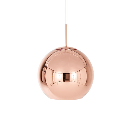 Copper Round 45cm Pendant LED | Suspended lights | Tom Dixon