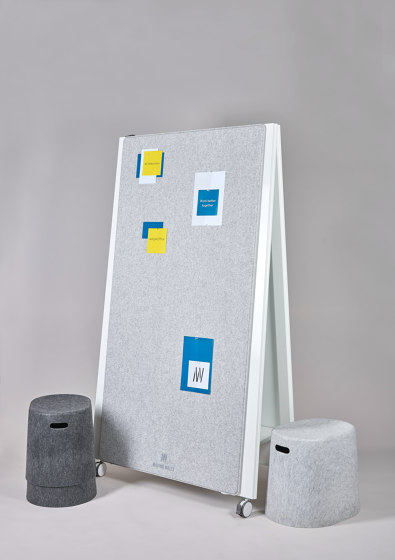 Moving Acoustic Pinboard - light | Pizarras / Pizarras de caballete | Moving Walls