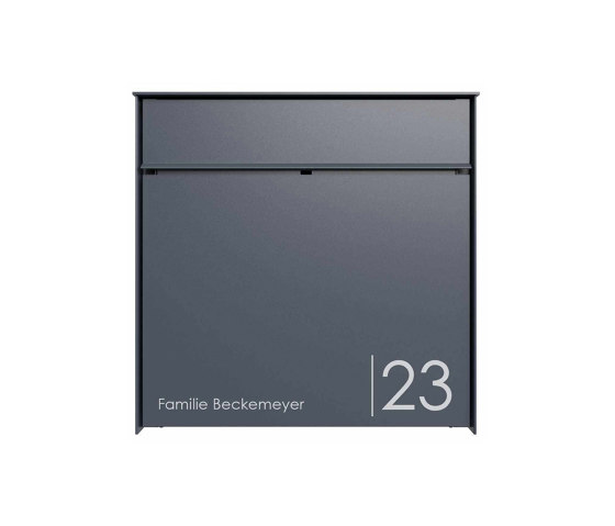 Goethe | Design surface-mounted letterbox GOETHE AP - RAL of your choice | Mailboxes | Briefkasten Manufaktur
