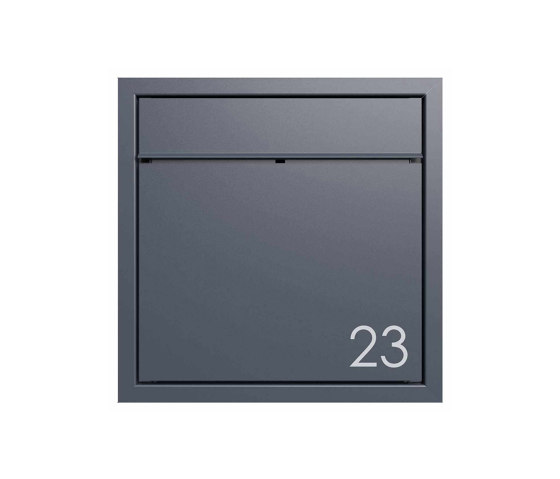 Goethe | Design flush-mounted letterbox GOETHE UP - RAL of your choice | Buzones | Briefkasten Manufaktur