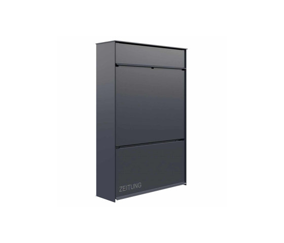 Goethe | Design surface-mounted letterbox GOETHE AP with newspaper compartment - RAL of your choice | Buchette lettere | Briefkasten Manufaktur