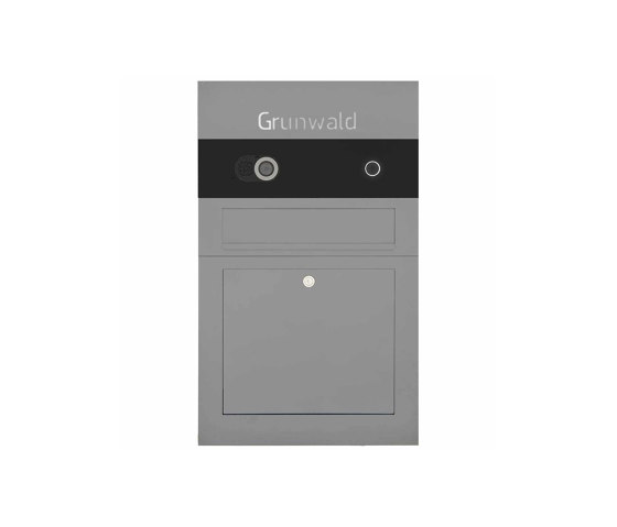Division | Stainless steel letterbox Division BIG - BI-Color Edition - Comelit Switch VIDEO complete set - 2-wire flush-mounted variant 100mm | Buchette lettere | Briefkasten Manufaktur