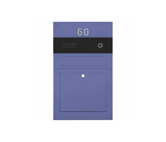 Division | Edelstahl Briefkasten Division BIG - BI-Color Edition - Klingel- Sprechanlage - Hausnummer Einputz- bzw. Unterputzvariante 100mm | Briefkästen | Briefkasten Manufaktur