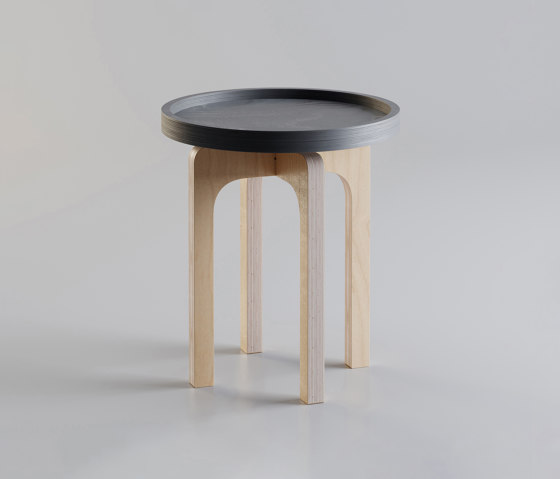 Arco | Chiasmo-natural and basalt grey | Coffee tables | MoodWood