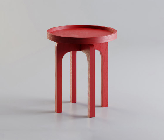 Arco | Chiasmo-ruby red | Tables basses | MoodWood