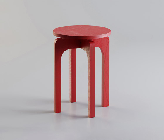 Arco | Confidenza 45-ruby red | Hocker | MoodWood