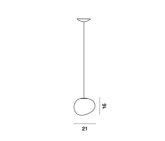 Gregg Midi suspension graphite | Suspensions | Foscarini