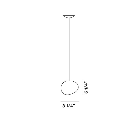 Gregg Midi suspension graphite | Suspended lights | Foscarini