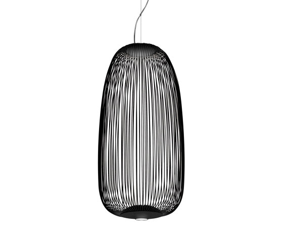 Spokes 1 suspension negro | Lámparas de suspensión | Foscarini