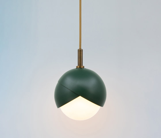 Benedict | Pendant - 6 inch (Forest - matte) | Lámparas de suspensión | Trella