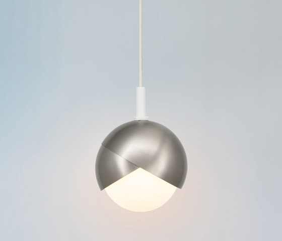 Benedict | Pendant - 6 inch (Satin Nickel) | Pendelleuchten | Trella