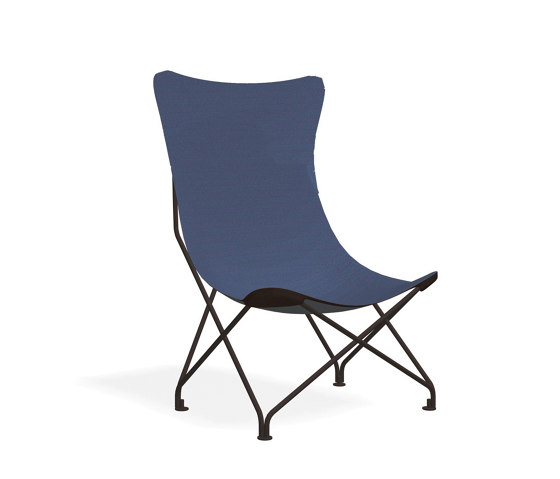 LAWRENCE 390 Lounge Chair | Blue | Armchairs | Roda