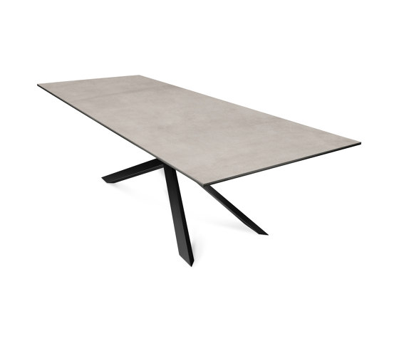 Mea mesa con inducción | Cosmo Grey | Cross patas de mesa | Placas de cocina | ATOLL