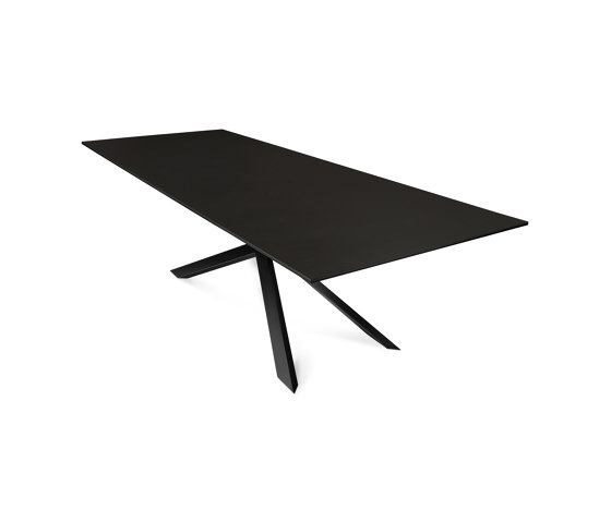 Mea table à induction | Grum Black | Cross pieds de table | Tables de cuisson | ATOLL