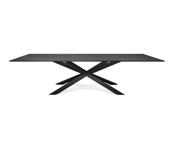 Mea mesa con inducción | Pietra Grey Matte | Cross patas de mesa | Placas de cocina | ATOLL