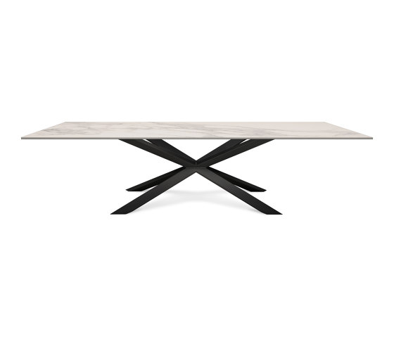 Mea mesa con inducción | Torano Statuario | Cross patas de mesa | Placas de cocina | ATOLL