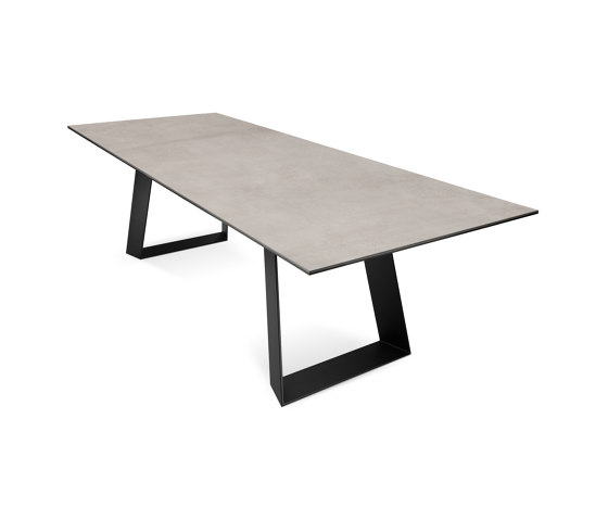 Mea table à induction | Cosmo Grey | Dura Edge pieds de table | Tables de cuisson | ATOLL